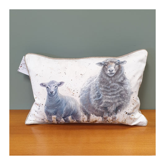Ewe and Lamb Cushion