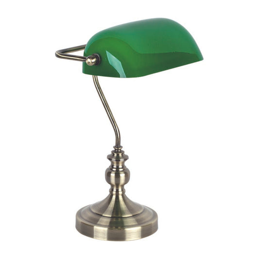 Green Bankers Desk Lamp