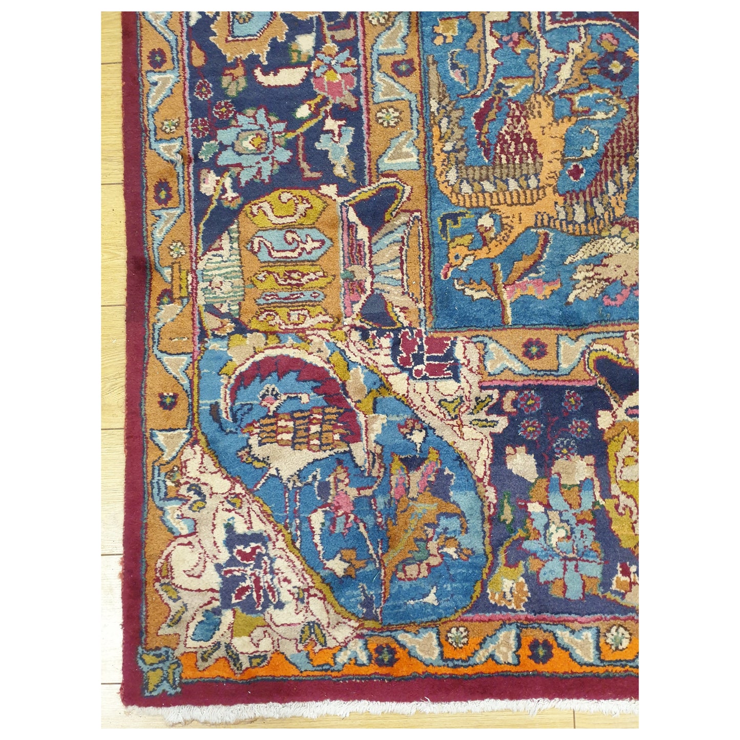Red Ground Persian Kashmar Carpet, 390 x 300cm